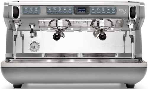 Кофемашина рожковая автоматическая NUOVA SIMONELLI APPIA LIFE 2GR TIMER 220V METALLIC GREY+HIGH GROUPS+ECONOMIZER