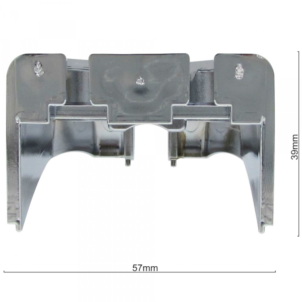 Крышка нижняя парового крана (хромированная) VA358 WHITE EAGLE T3 NUOVA SIMONELLI 05000472.C