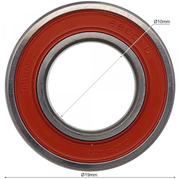 Подшипник 6800 2RS