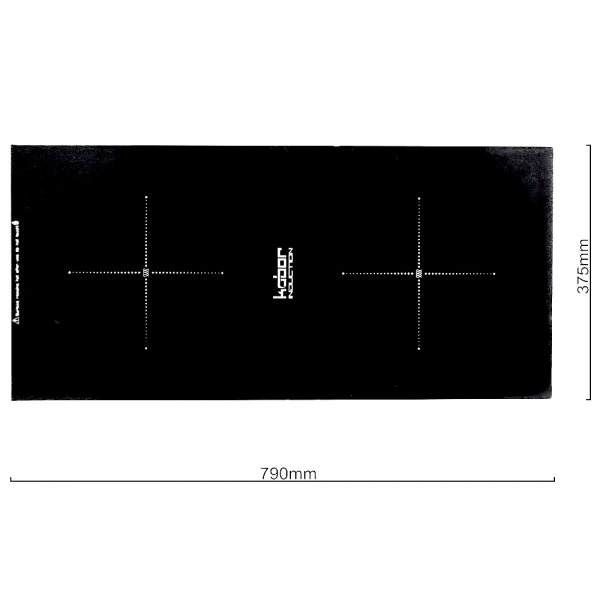 Поверхность стеклокерамическая плиты KOBOR I9-2; I9-4; I9-6 (970х375х5мм)