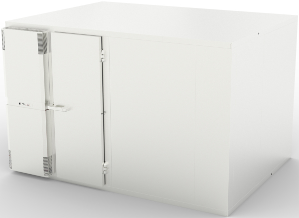 Камера холодильная замковая и Шип-Паз HAPPYCHEF CR L/R 27/21 S/S+SHELVING