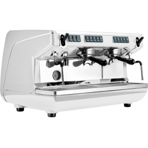 Кофемашина рожковая автоматическая NUOVA SIMONELLI APPIA LIFE 2GR V 220V WHITE+HIGH GROUPS+ECONOMIZER