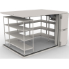 Камера холодильная замковая и Шип-Паз HAPPYCHEF CR R/L 21/18 S/S+SHELVING